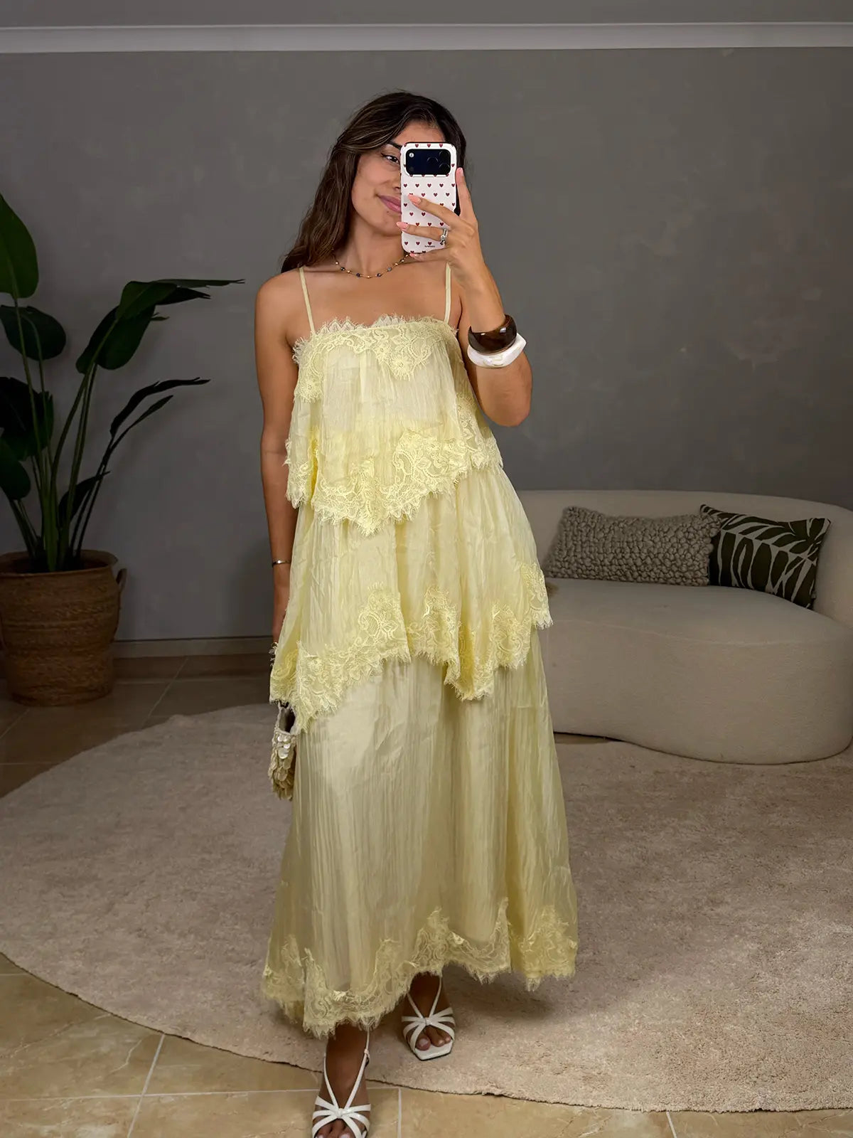 Boho Lace Dress Woman