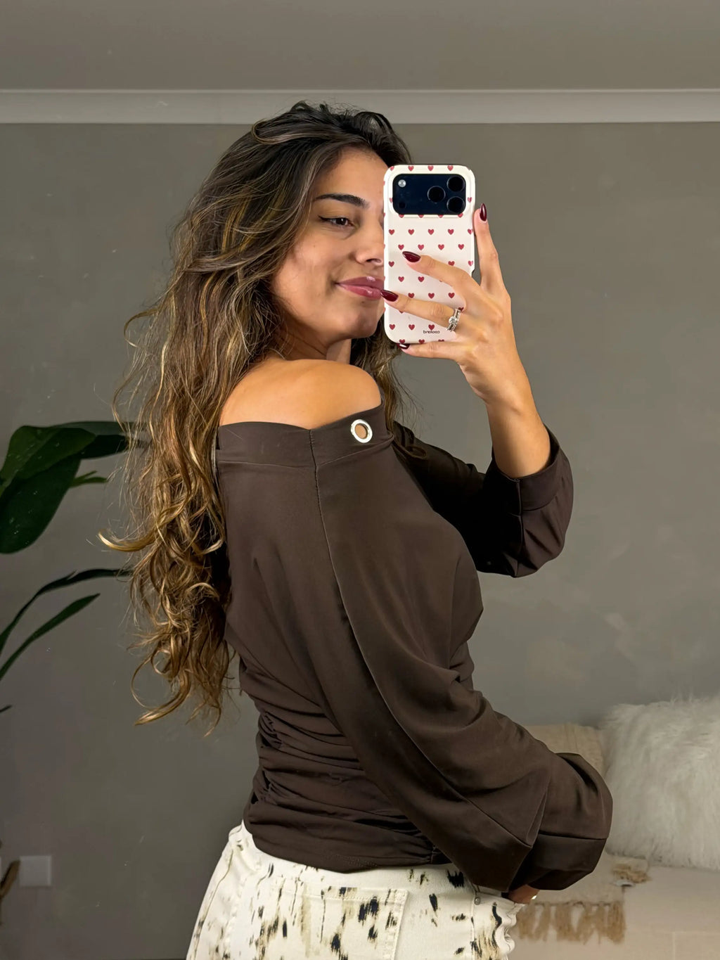 Camiseta Asimétrica con Anillas