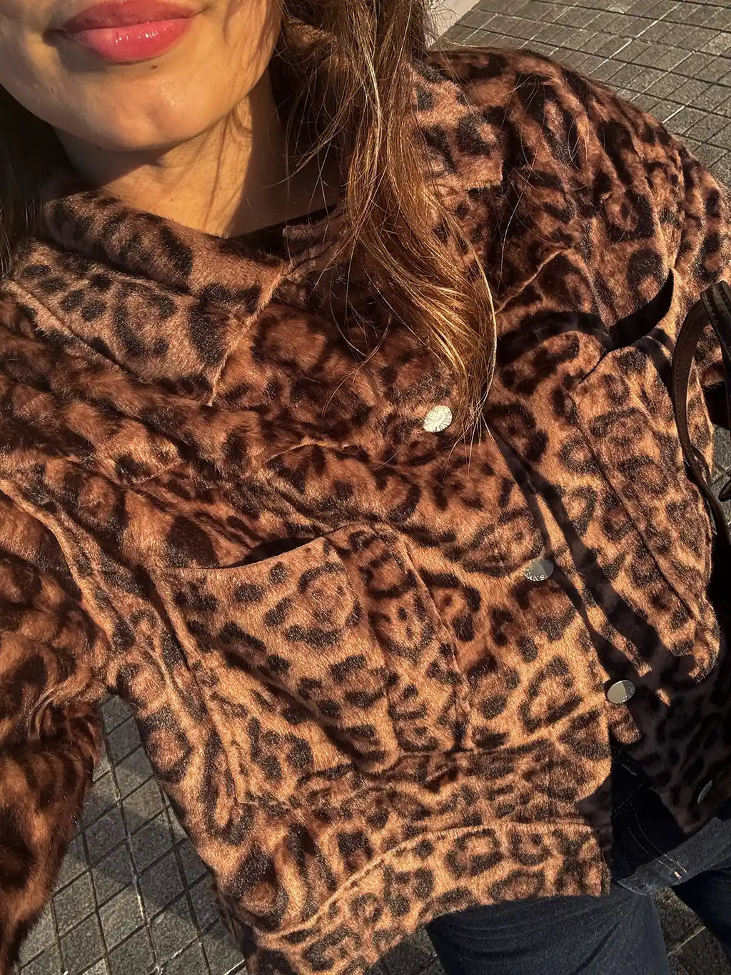 Casaco de Pelo Animal Print — Pré-venda | Envios a partir de 21/01