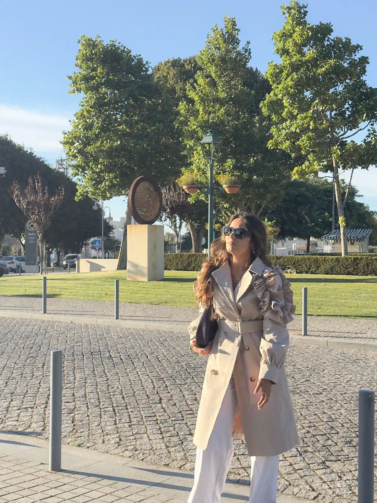 Gabardine com Folhos