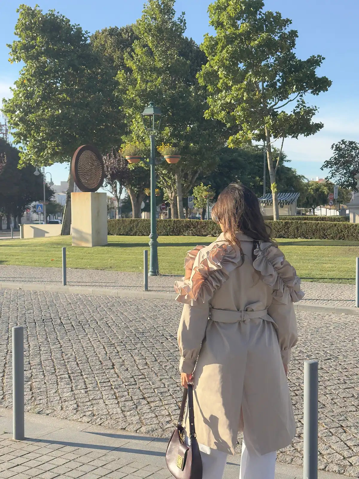 Gabardine com Folhos