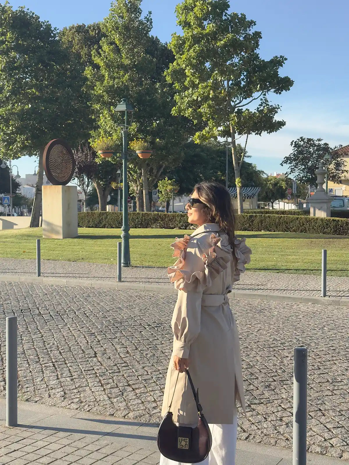 Gabardine com Folhos