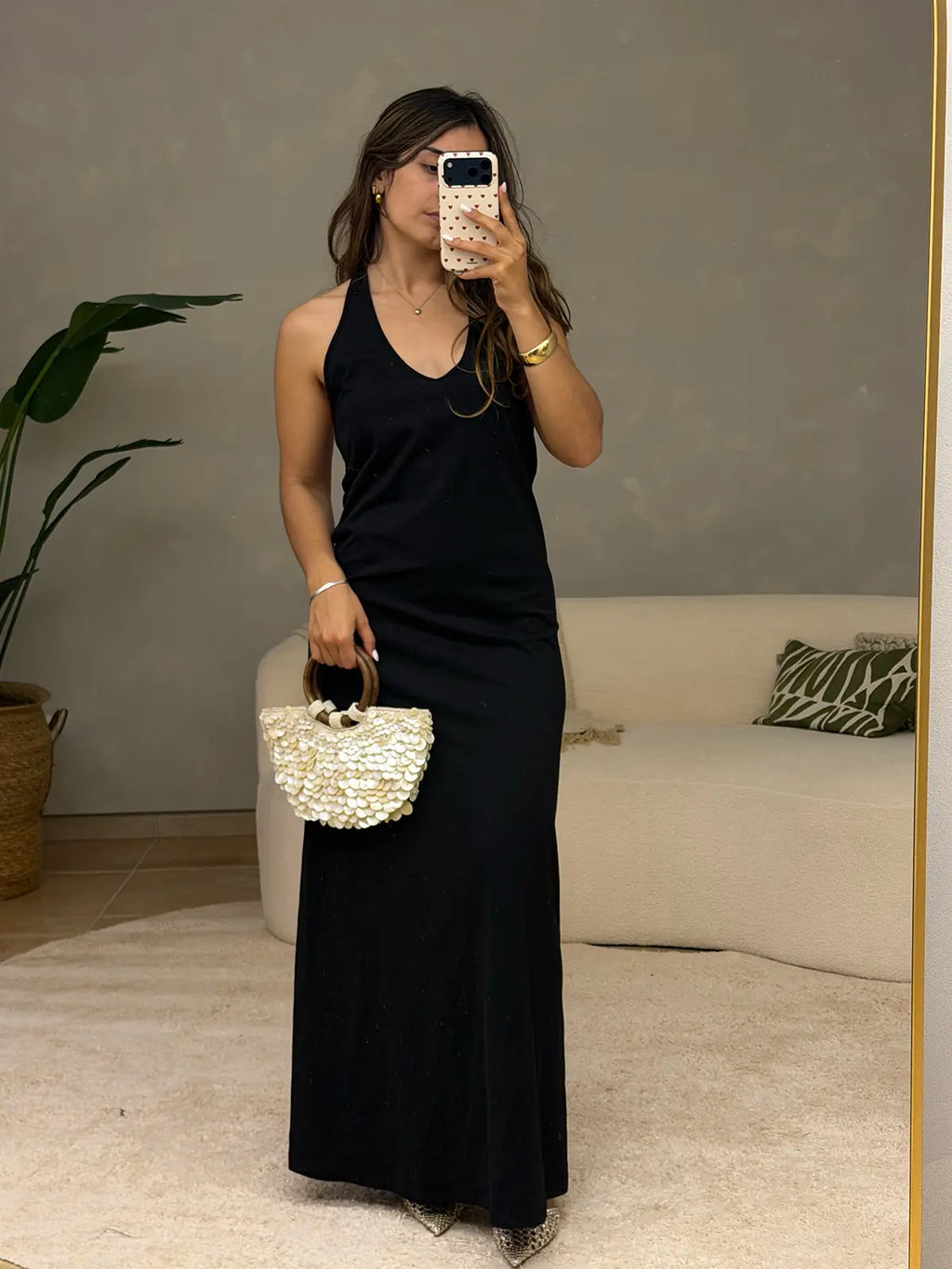 Vestido Preto Comprido Lumina