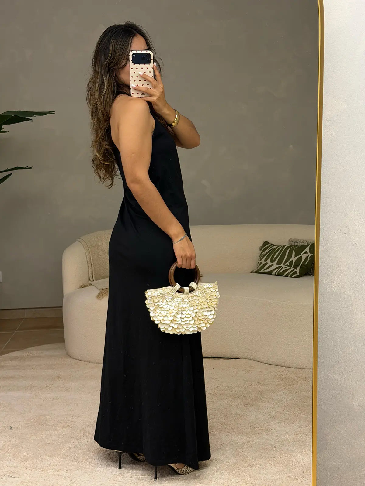 Vestido Preto Comprido Lumina