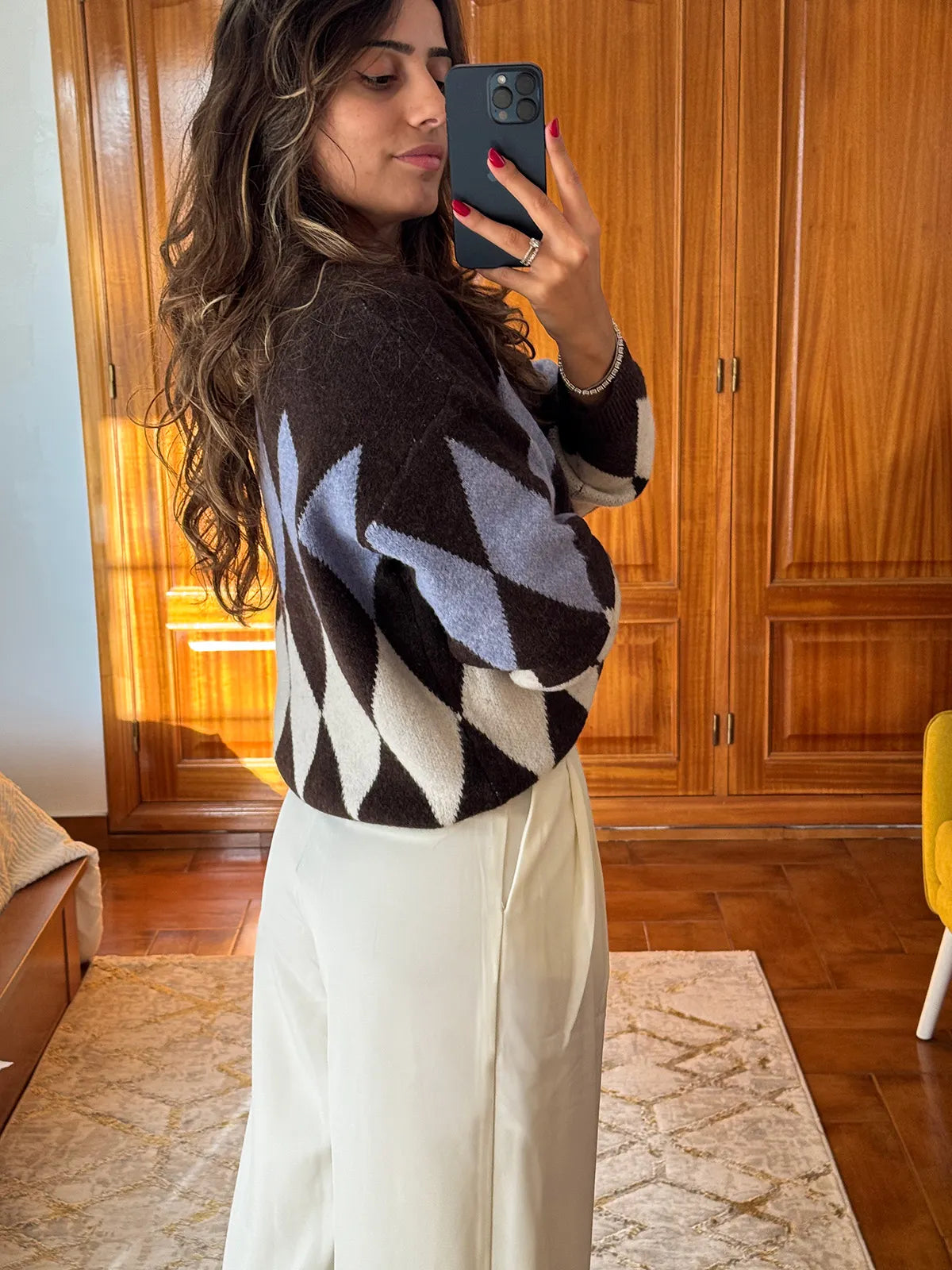 Polo de Malha aos Losangos