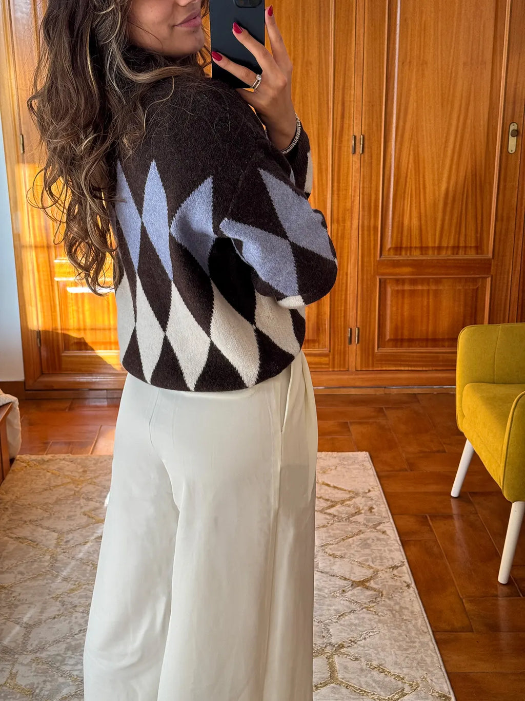 Polo de Malha aos Losangos