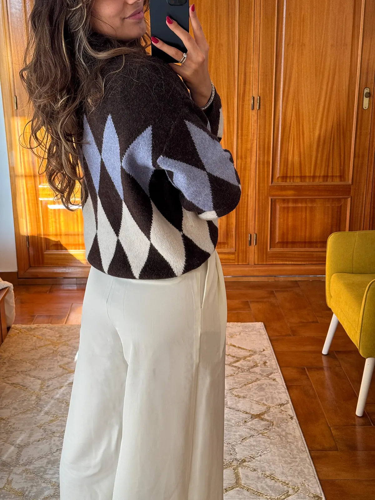 Polo de Malha aos Losangos