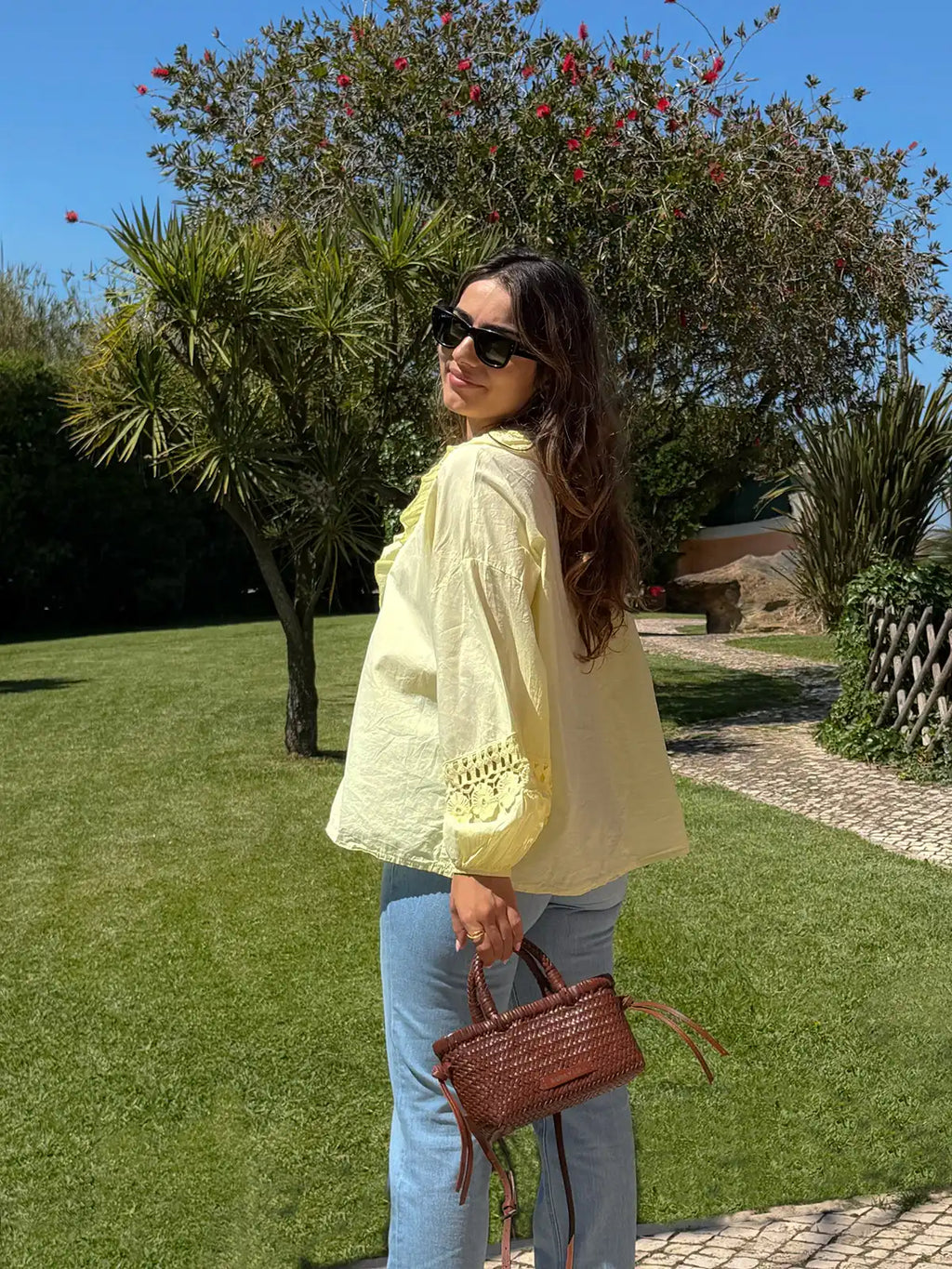 Blusa Boho Amarela