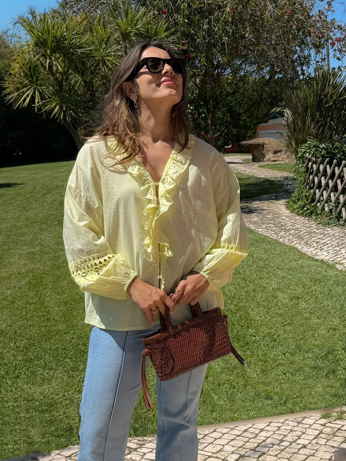Blusa Boho Amarela