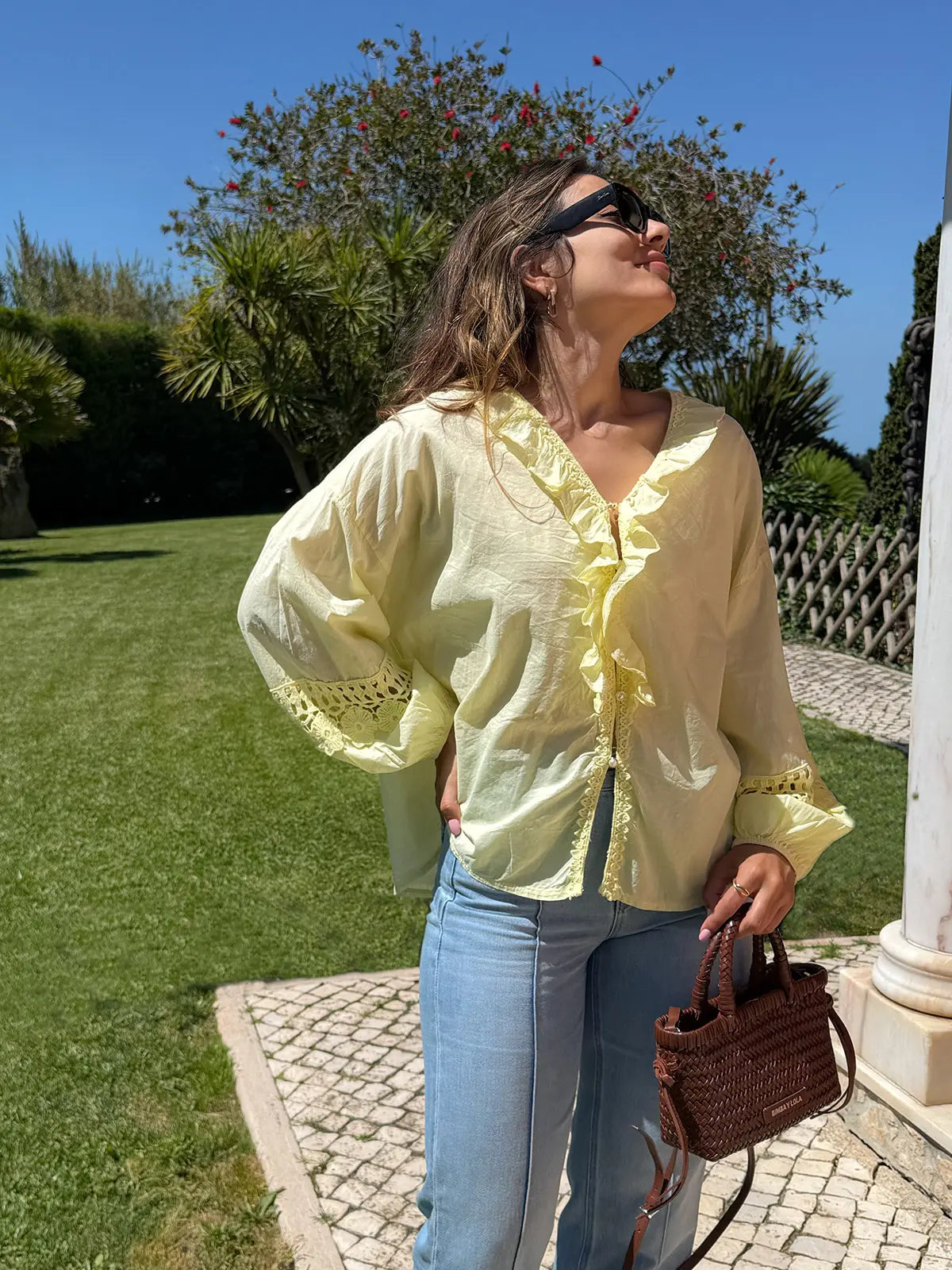 Blusa Boho Amarela