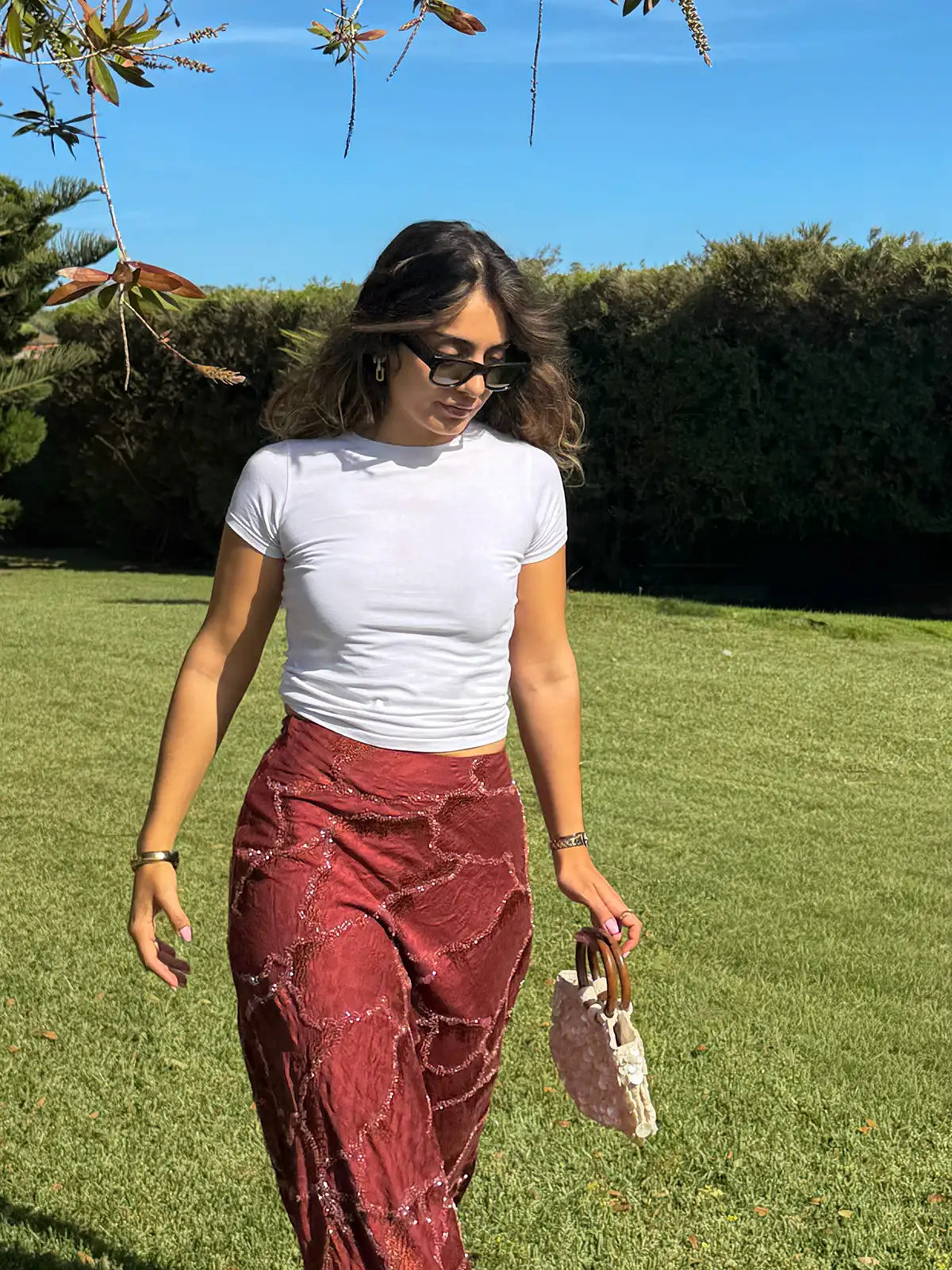 Saia Midi com Pedraria