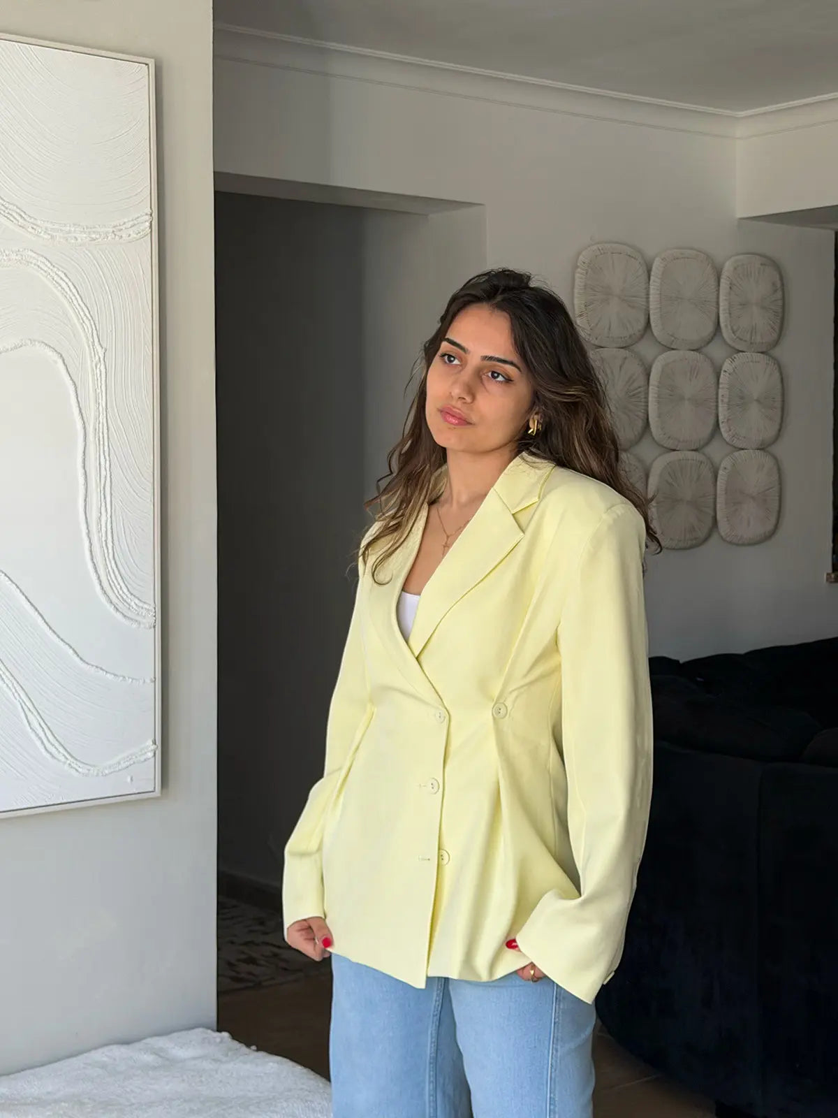 Butter Yellow Blazer