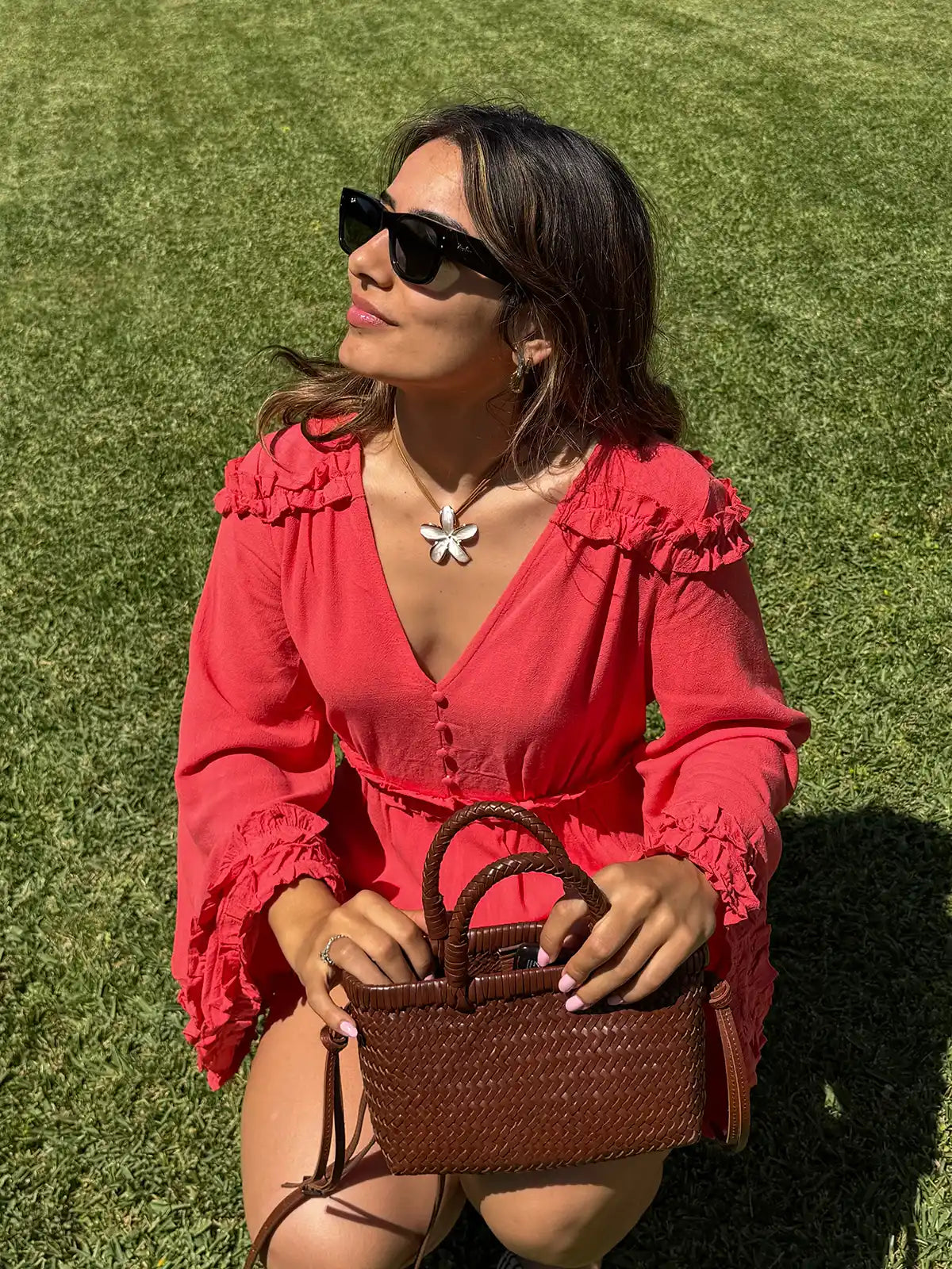 Macacão Calção Coral