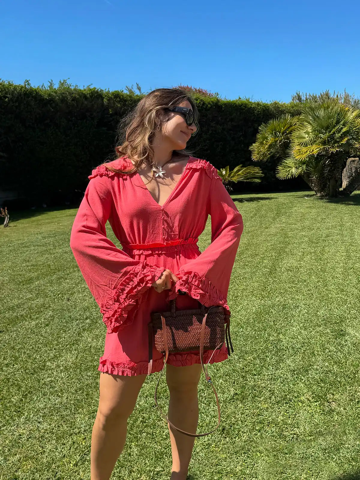 Macacão Calção Coral