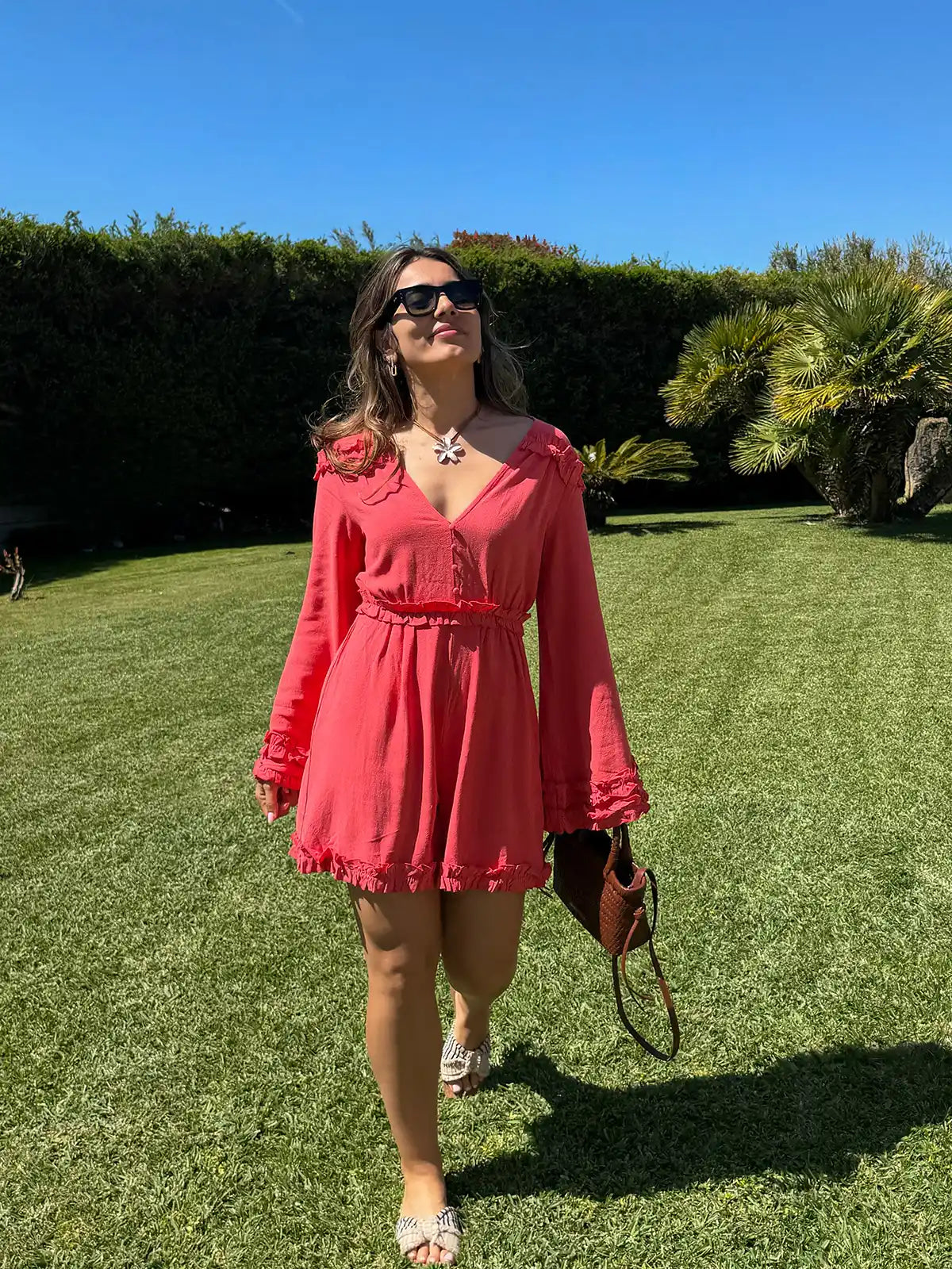 Macacão Calção Coral