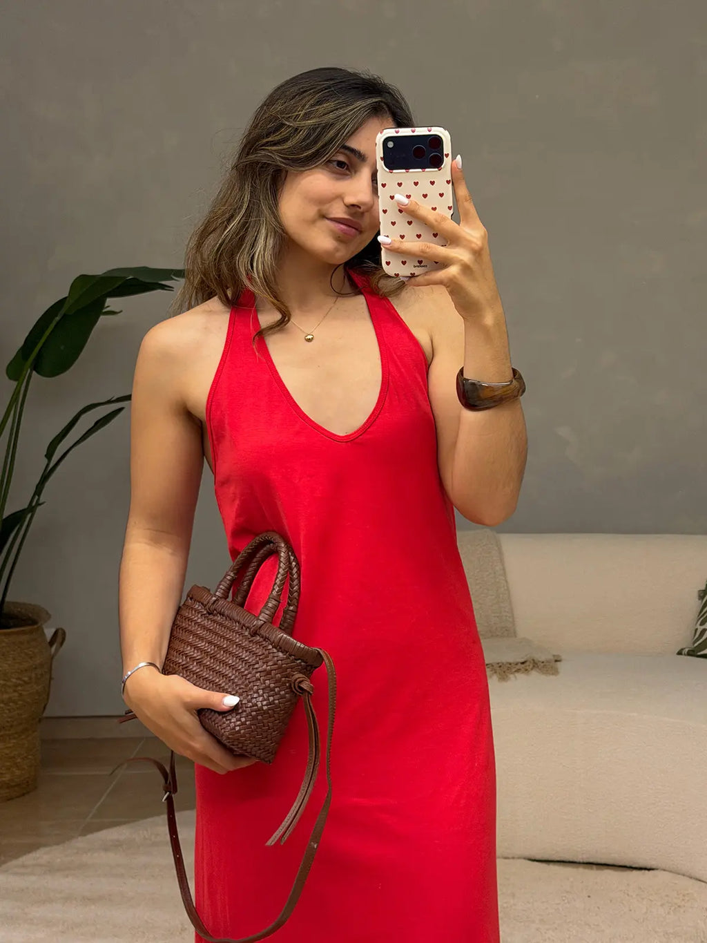 Vestido Vermelho Comprido Lumina