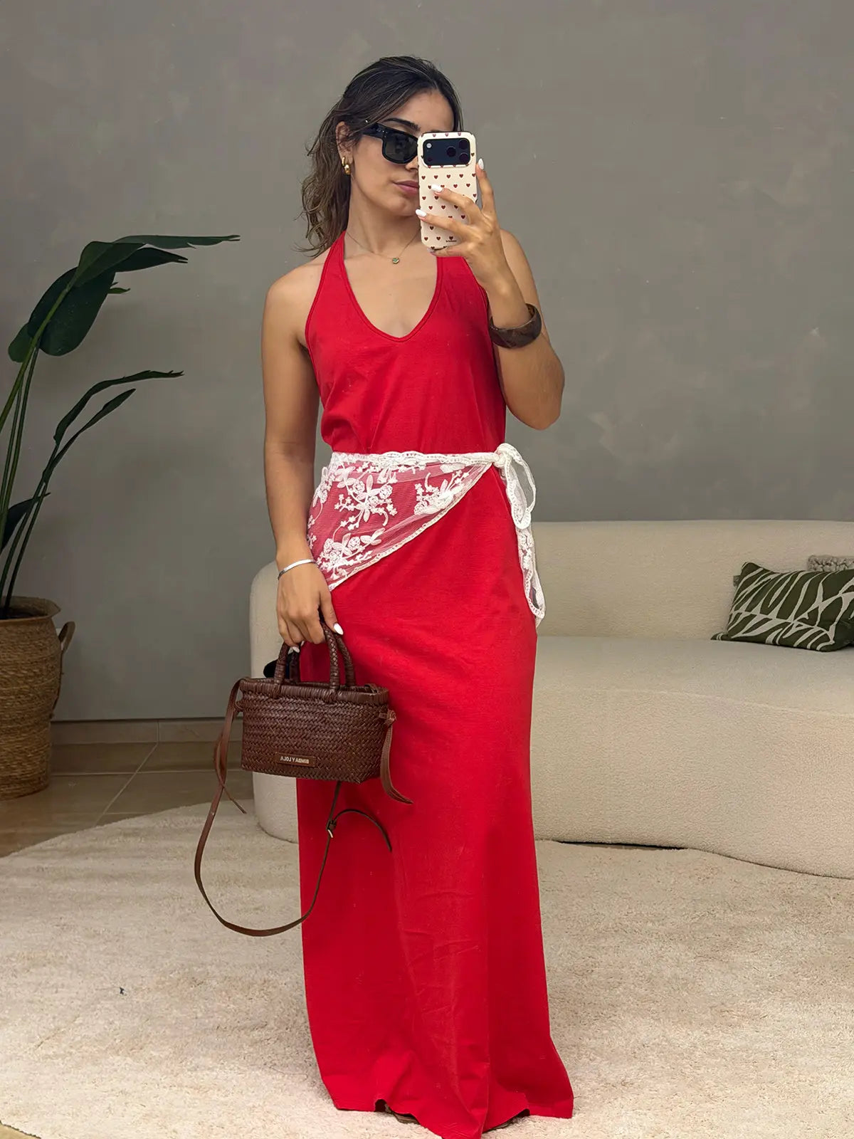 Vestido Vermelho Comprido Lumina