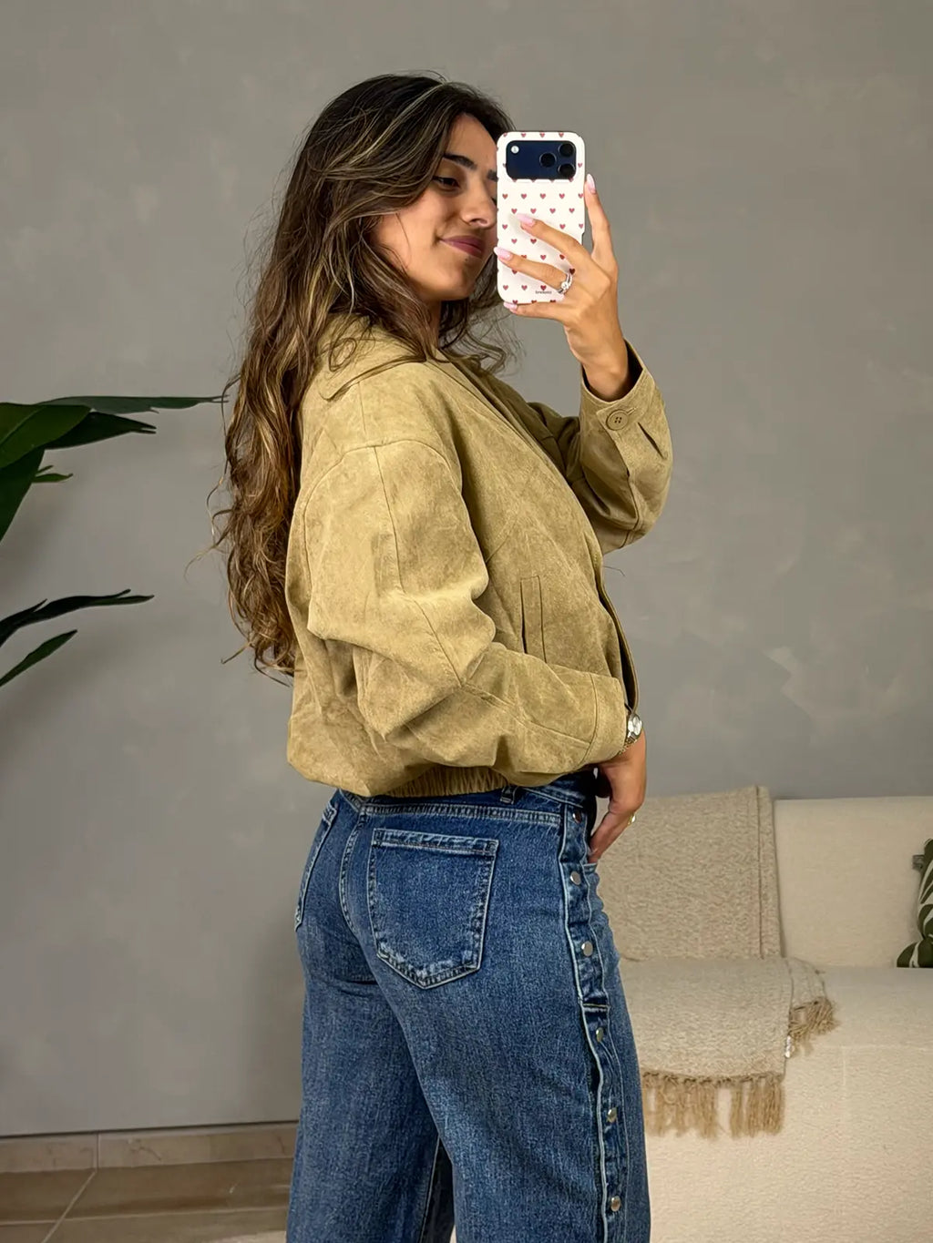 Camel Suede Jacket