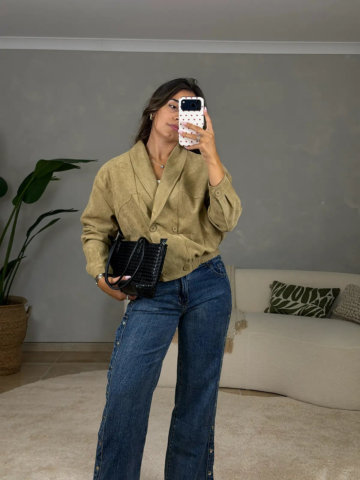 Camel Suede Jacket