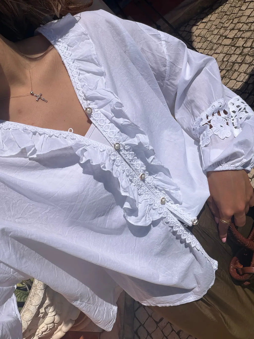 Blusa Boho Branca